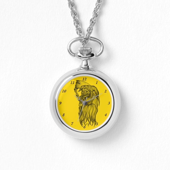 男の死 – 死，死神 腕時計 (正面)