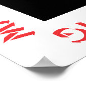 男の洞窟のサイン警告と規則ポスター ポスター (角)