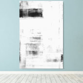 「男の洞窟の価値がある」白黒抽象芸術アート キャンバスプリント (インサイチュ (ウッドフロア))