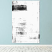 「男の洞窟の価値がある」白黒抽象芸術アート キャンバスプリント (インサイチュ (ウッドフロア))