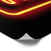 男の洞窟の看板ポスター ポスター (角)