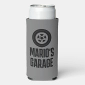 男の洞窟の車のガレージのためのスリムセルツァークーラーボックス スリム缶クーラー (Seltzer裏面)