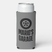 男の洞窟の車のガレージのためのスリムセルツァークーラーボックス スリム缶クーラー (Seltzer正面)