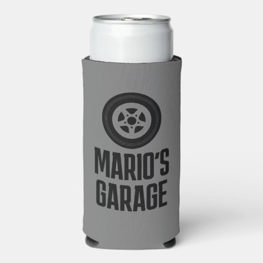 男の洞窟の車のガレージのためのスリムセルツァークーラーボックス スリム缶クーラー (Seltzer正面)