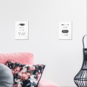 男の洞窟生まれは野生の黒の子供部屋ポスター (リビング)