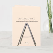 男の洞窟 – ツール – 父の日のカード カード (裏面)