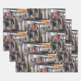 男の洞窟 – ツールTools!すべての行事 ラッピングペーパーシート