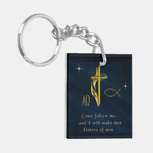 男の漁師 キーホルダー (正面左)