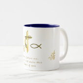 男の漁師 ツートーンマグカップ (正面右)