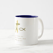 男の漁師 ツートーンマグカップ (正面右)