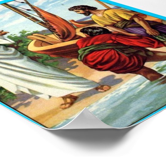 男の漁師 ポスター (角)