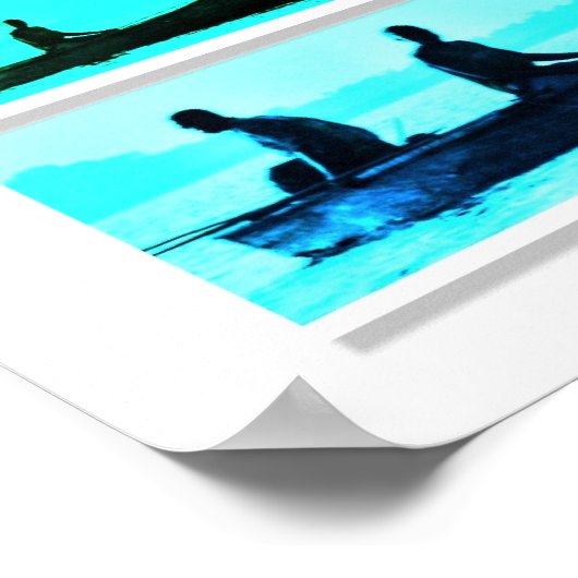 男の漁師 ポスター (角)