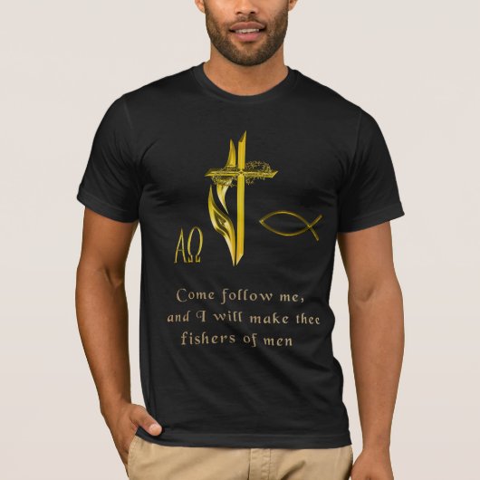 男の漁師 Tシャツ (正面)