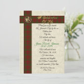 男の生涯お祝い 招待状 (スタンド正面)