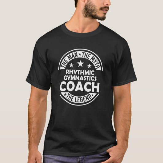 男の神話のリズム体操コーチ伝説 Tシャツ (正面)