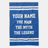男の神話の伝説のキッチンタオルギフト男性へ キッチンタオル (縦)