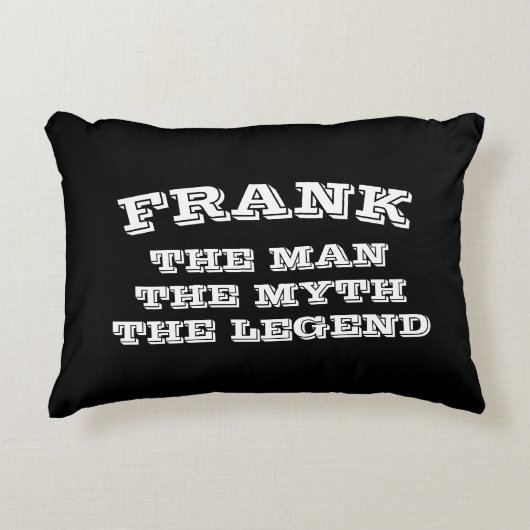 男の神話の伝説の名前をカスタムするマコ アクセントクッション (正面)