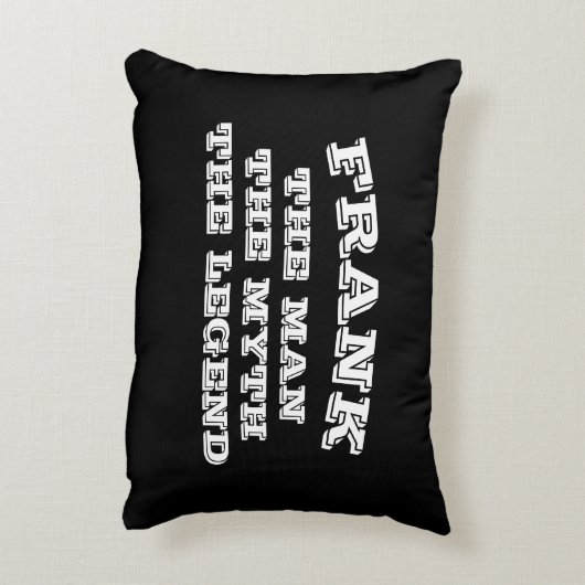 男の神話の伝説の名前をカスタムするマコ アクセントクッション (裏面(縦))
