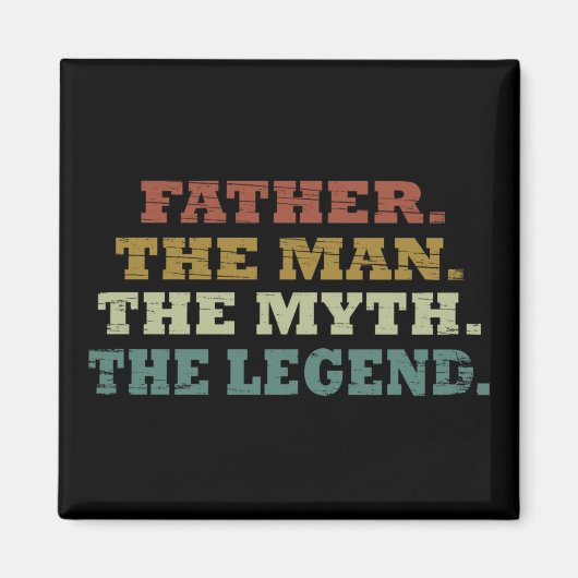 男の神話の伝説の父 マグネット (正面)