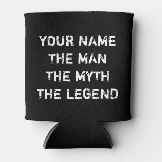 男の神話の伝説は父の日の贈り物を冷やすことができる 缶クーラー (正面)