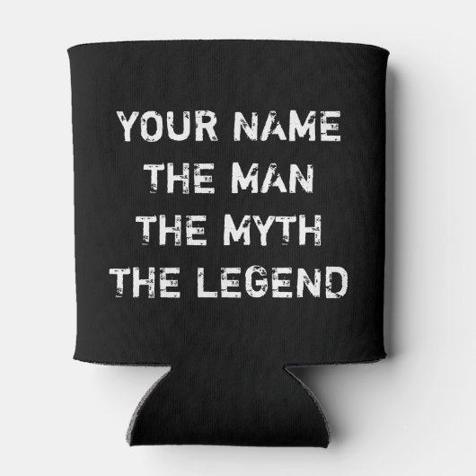 男の神話の伝説は父の日の贈り物を冷やすことができる 缶クーラー (裏面)