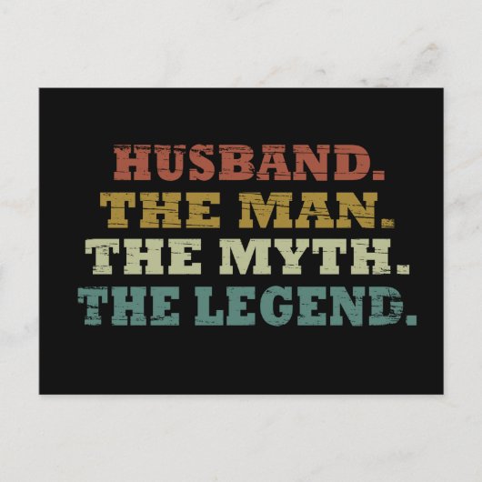 男の神話の伝説を守る シーズンポストカード (正面)