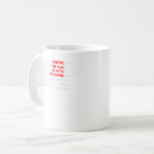 男の神話の伝説アメリカ合衆国の国旗Fathe コーヒーマグカップ (正面左)