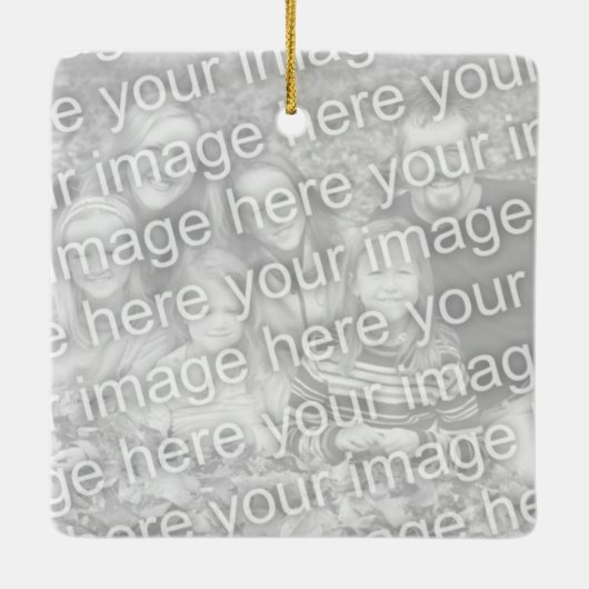 男の神話の伝説クリスマスの飾り男性へ セラミックオーナメント (裏面)