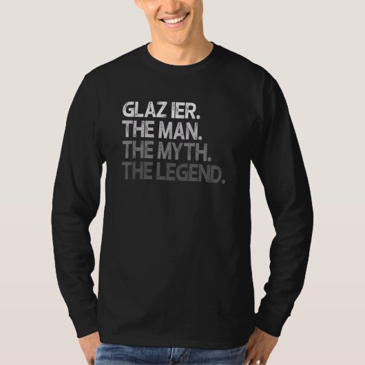 男の神話の伝説グレーザー Tシャツ (正面)
