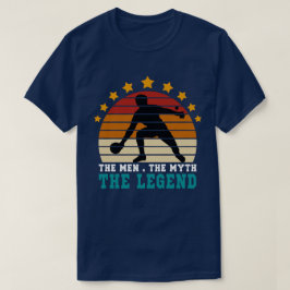 男の神話の伝説ピンポン Tシャツ