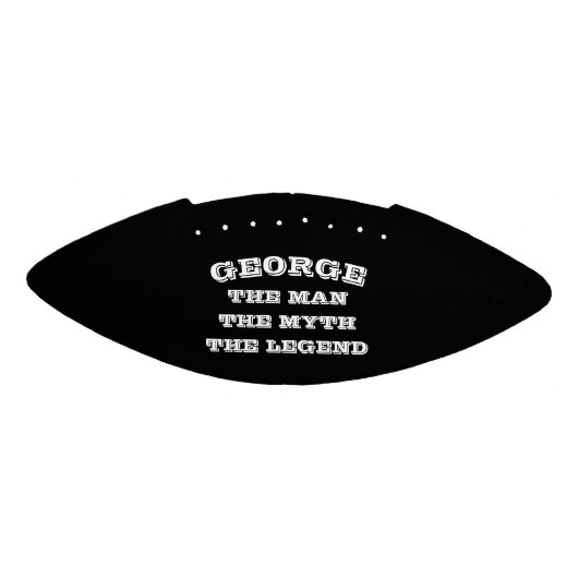 男の神話レジェンドカスタムミニサッカーの贈り物 アメリカンフットボール (パネル)