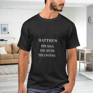 男の神話伝説名入りデザイン Tシャツ