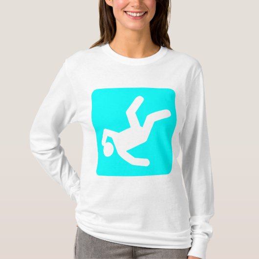 男の秋 – シアン Tシャツ (正面)