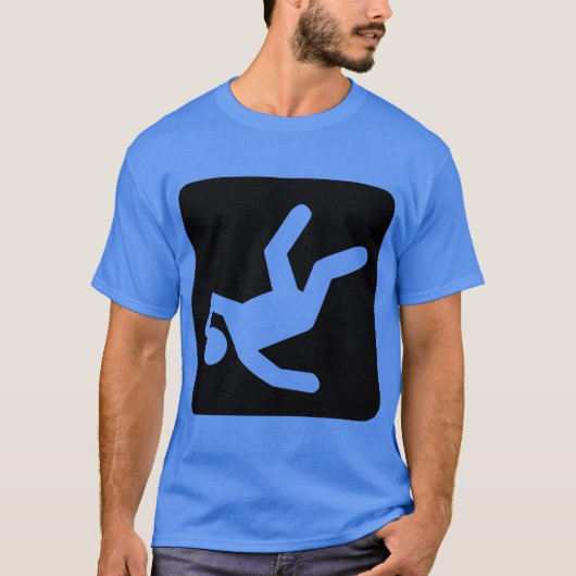 男の秋 – ブラック Tシャツ (正面)