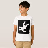 男の秋 – ブラック Tシャツ (正面フル)
