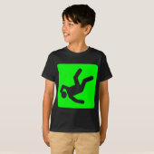 男の秋 – 緑 Tシャツ (正面フル)