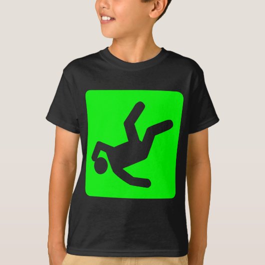 男の秋 – 緑 Tシャツ (正面)