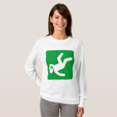 男の秋 – 草の緑 Tシャツ (正面フル)