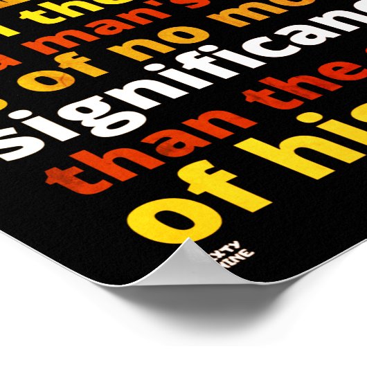 「男の肌の色まで…」 ポスター (角)