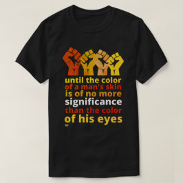 「男の肌の色まで…」 Tシャツ