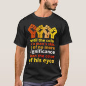 「男の肌の色まで…」 Tシャツ (正面)