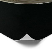 男の胸像を入れた皿 ポスター (角)