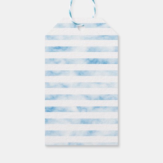 男の航海の子の赤ちゃんシャワーありがとう ギフトタグ (裏面)