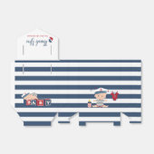 男の航海の子の赤ちゃんシャワーありがとう フェイバーボックス (折り畳みなし)