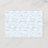 男の航海の子の赤ちゃんシャワーベビー エンクロージャーカード (裏面)