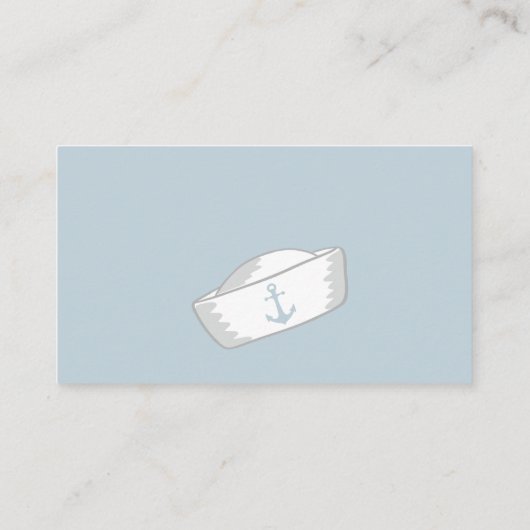 男の航海の子の赤ちゃんシャワーベビー エンクロージャーカード (裏面)