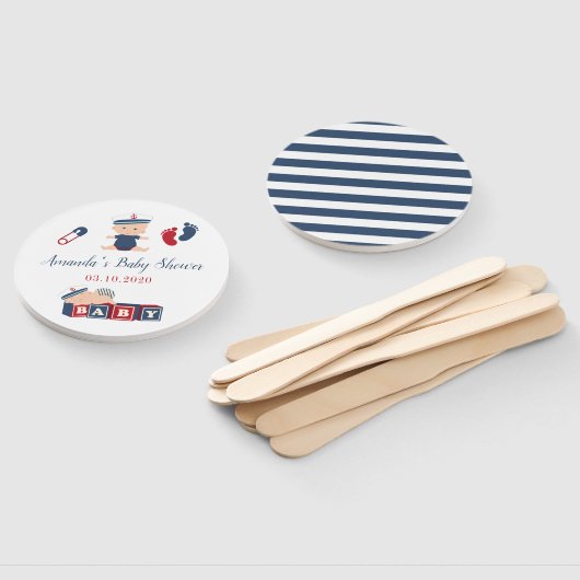 男の航海の子の赤ん坊のシャワー ハンドファン (組立なし)