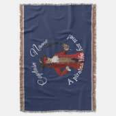 男の航海の子パーティー海賊 スローブランケット (正面縦)