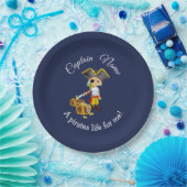 男の航海の子パーティー海賊 ペーパープレート (パーティー)