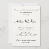 男の虹の来階段 招待状 (裏面)